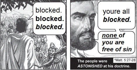 wint on Twitter: "blocked. blocked. blocked. youre all blocked. none of you are free of sin" / Twitter