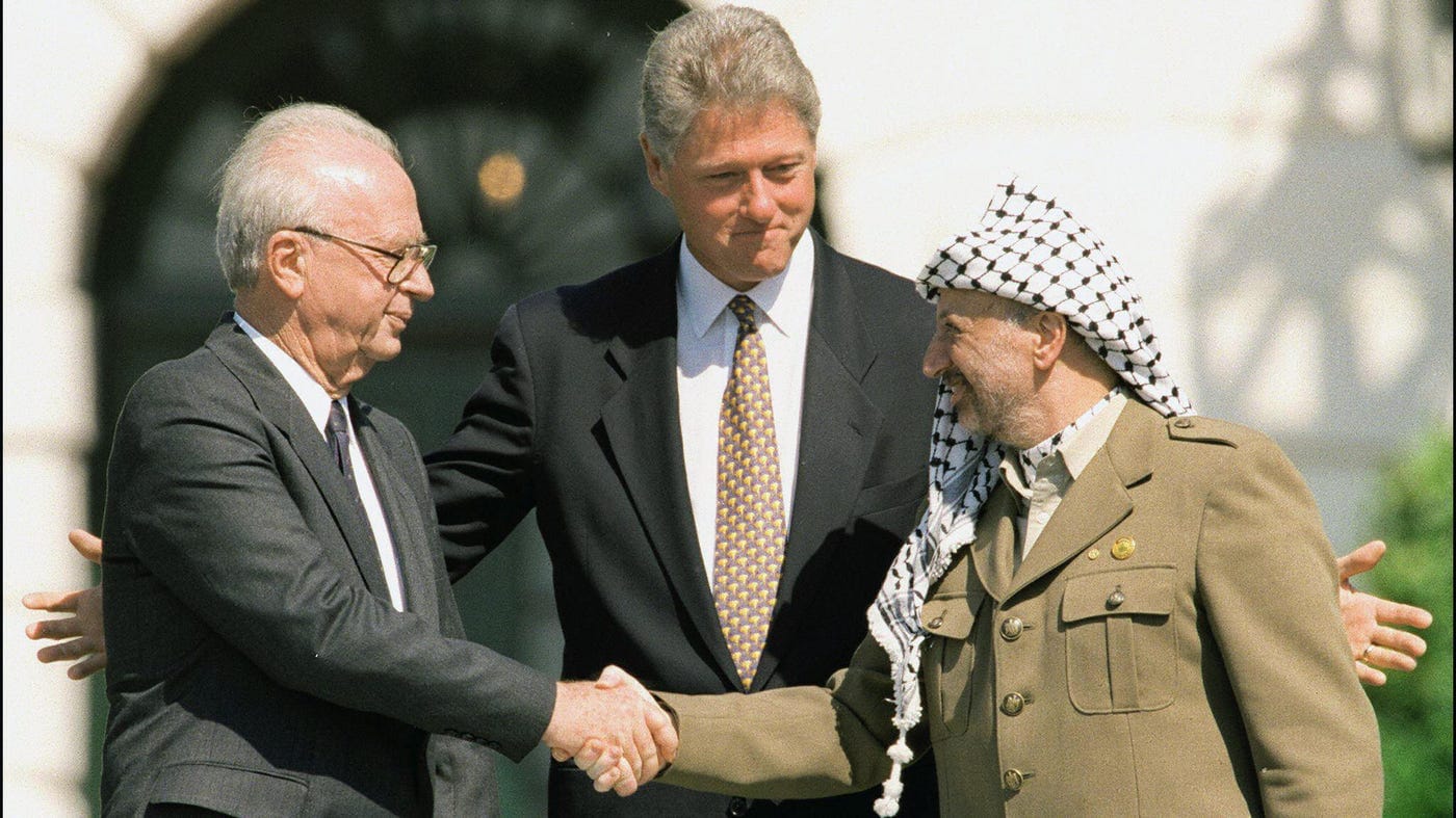 OSLO' Tells The Surprising Story Behind A Historic Handshake : NPR